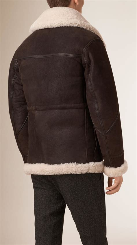 burberry aviator jacket replica|burberry shearling jacket men's.